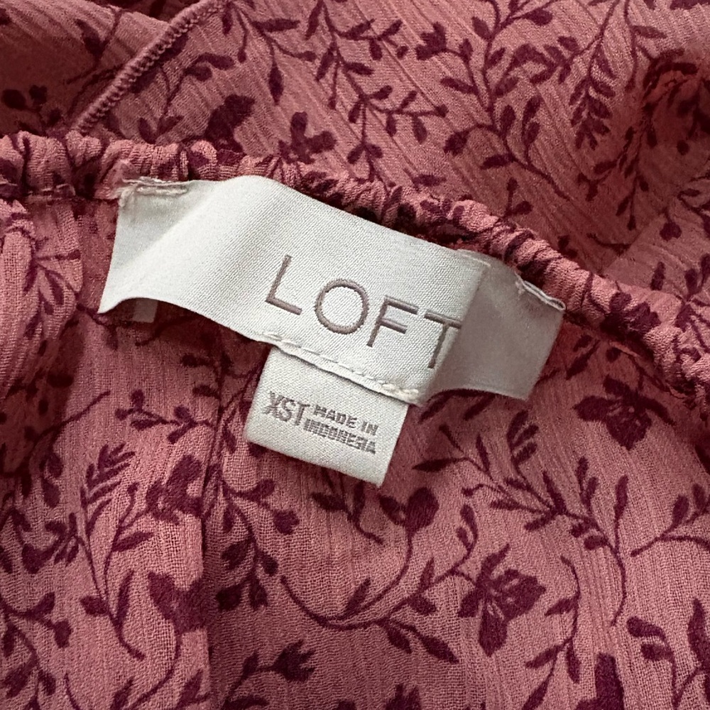 Loft Floral Ruffle Maxi Dress - Picture 6 of 6